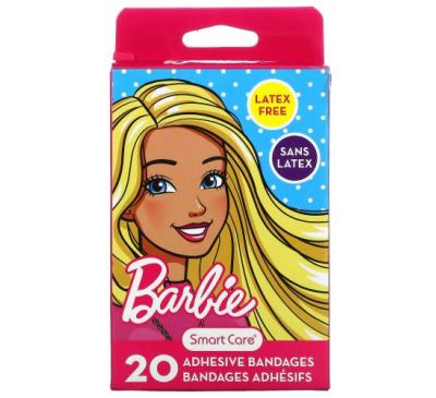 Smart Care, Barbie, Adhesive Bandages, 20 Count