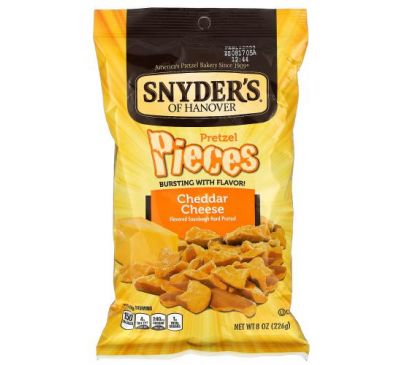 Snyder's, Pretzel Pieces, Cheddar Cheese, 8 oz (226 g)