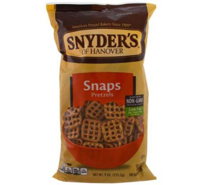 Snyder's, Snaps Pretzels, 9 oz (255.2 g)