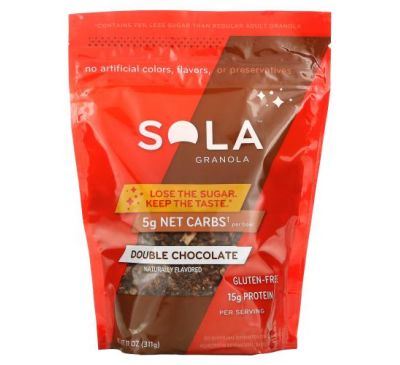 Sola, Granola, Double Chocolate, 11 oz (311 g)