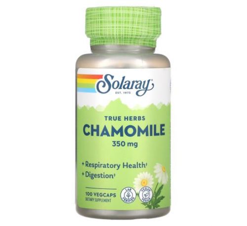 Solaray, Chamomile, 350 mg , 100 VegCaps