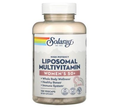 Solaray, High Potency Women's 50+ Liposomal Multivitamin, 120 VegCaps