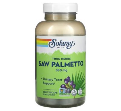 Solaray, Saw Palmetto Whole Berry, 580 mg, 360 VegCaps