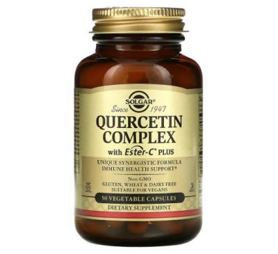 Solgar, Quercetin Complex with Ester-C Plus, 50 Vegetable Capsules