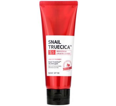 Some By Mi, Snail Truecica, Miracle Repair Low ph Gel Cleanser, 3.38 fl oz (100 ml)