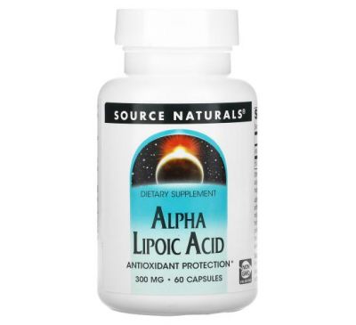 Source Naturals, Alpha Lipoic Acid, 300 mg, 60 Capsules
