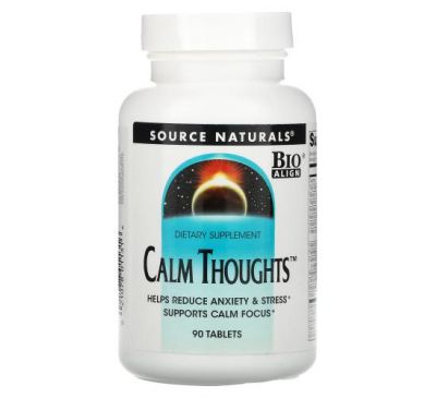 Source Naturals, Calm Thoughts, 90 таблеток