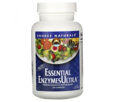 Source Naturals, Essential EnzymesUltra, 120 Capsules
