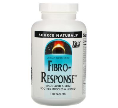 Source Naturals, Фибро-Ответ, 180 таблеток
