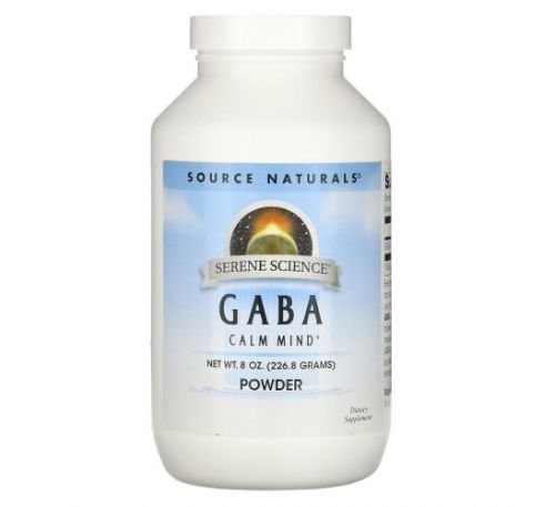 Source Naturals, GABA Powder, 8 oz (226.8 g)
