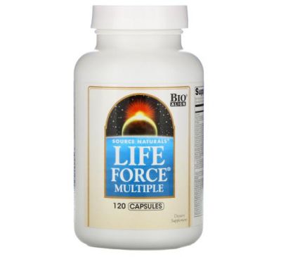 Source Naturals, Life Force Multiple, 120 Capsules