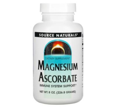Source Naturals, Magnesium Ascorbate, 8 oz (226.8 g)