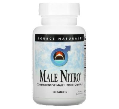 Source Naturals, Male Nitro, 30 Tablets