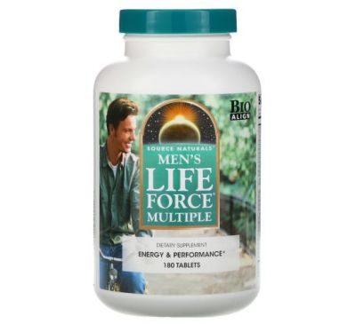 Source Naturals, Men's Life Force Multiple, 180 таблеток