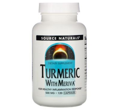 Source Naturals, Meriva Turmeric Complex, 500 mg, 120 Capsules