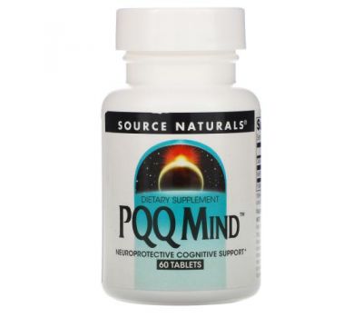Source Naturals, PQQ Mind, 60 Tablets