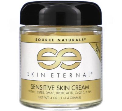 Source Naturals, Skin Eternal, Sensitive Skin Cream, 4 oz (113.4 g)