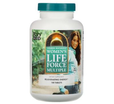 Source Naturals, Women's Life Force Multiple, No Iron, 180 Tablets