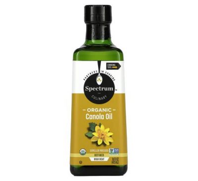Spectrum Culinary, Organic Canola Oil, Expeller Pressed, Refined, 16 fl oz (473 ml)