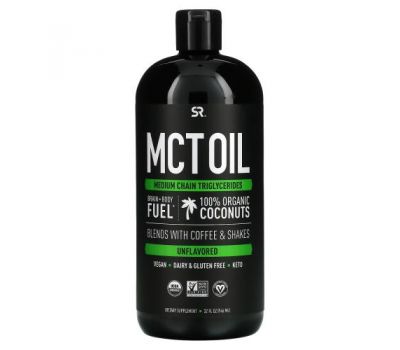 Sports Research, MCT Oil, Unflavored, 32 fl oz (946 ml)