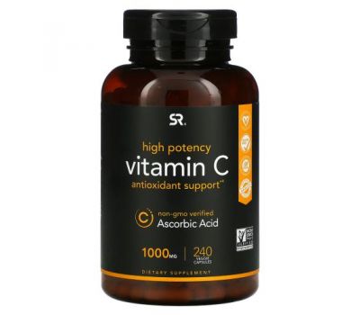 Sports Research, Vitamin C, 1,000 mg, 240 Veggie Capsules