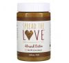 Spread The Love, Almond Butter, Unsalted, 16 oz ( 454 g)