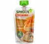 Sprout Organic, Baby Food, 8 Months & Up, Harvest Vegetables Apricots with Chicken, 4 oz (113 g)