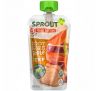 Sprout Organic, Baby Food, 8 Months & Up, Root Vegetables, Apple with Beef, 4 oz (113 g)