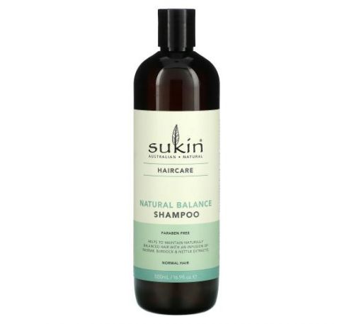 Sukin, шампунь для відновлення природного балансу, для нормального волосся, 500 мл (16,9 рідк. унції)