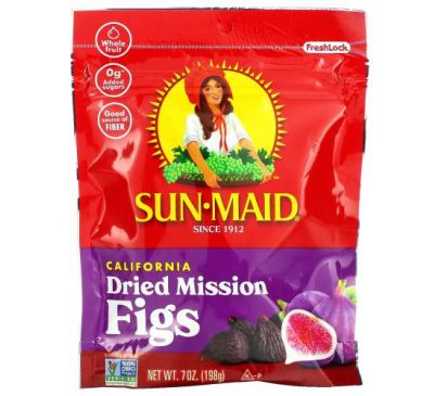 Sun-Maid, California Dried Mission Figs, 7 oz (198 g)