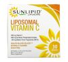 SunLipid, ліпосомальний вітамін С, з натуральним ароматизатором, 30 пакетиків по 5 мл (0,17 унції)