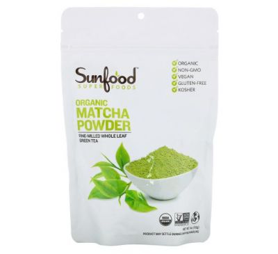 Sunfood, Superfoods, Organic Matcha Powder, 4 oz (113 g)