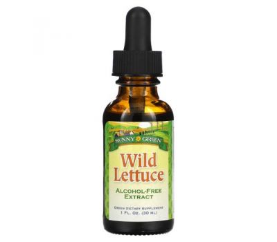 Sunny Green, Wild Lettuce, 1 fl oz (30 ml)