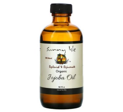 Sunny Isle, Organic Jojoba Oil,  4 fl oz