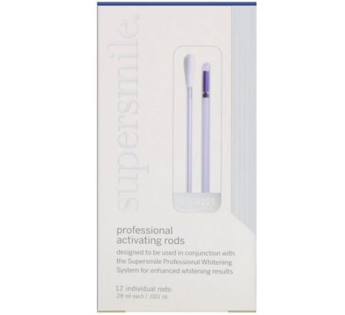 Supersmile, Professional Activating Rods, 12 Individual Rods