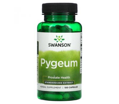 Swanson, Pygeum, Prostate Health, 100 Capsules