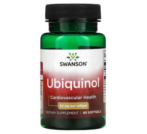 Swanson, Ubiquinol, 50 mg, 60 Softgels