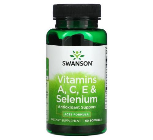 Swanson, Vitamin A, C, E & Selenium, 60 Softgels