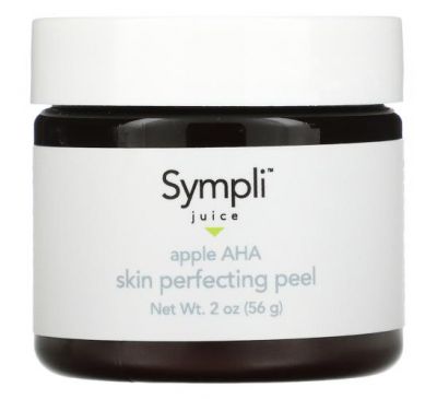 Sympli Beautiful, Juice, яблучний пілінг для шкіри з АГК кислотами, 56 г (2 унції)