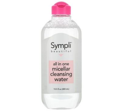 Sympli Beautiful, універсальна міцелярна очищувальна вода, 400 мл (13,5 рідк. унції)