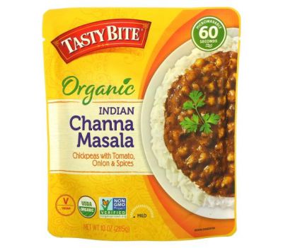 Tasty Bite, Organic Indian Channa Masala, Mild, 10 oz (285 g)