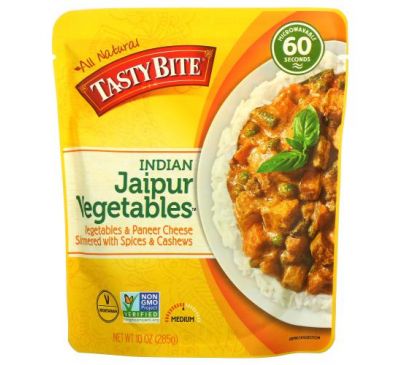 Tasty Bite, овочі із індійського Джайпура, середній розмір, 285 г (10 унцій)