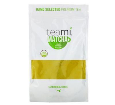 Teami, Organic Matcha Powder, Ceremonial Grade, 4 oz (113 g)