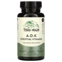 Terra Origin, A-D-K Essential Vitamins, 60 Liquid Capsules