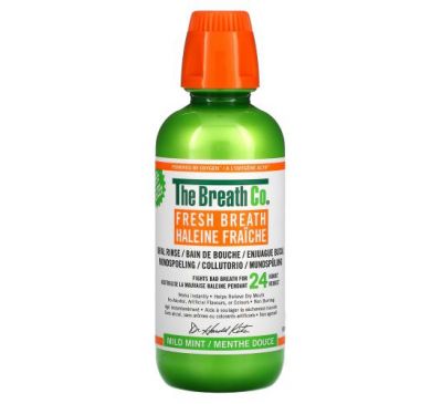 TheBreathCo., Fresh Breath, Oral Rinse, Mild Mint, 500 ml