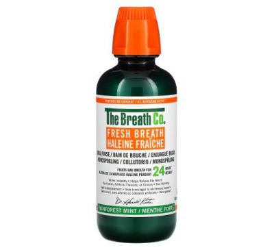 TheBreathCo., Fresh Breath, Oral Rinse, Rainforest Mint, 500 ml