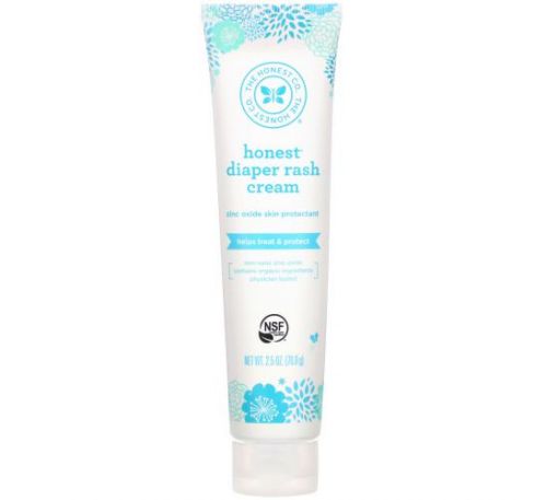 The Honest Company, Diaper Rash Cream, 2.5 oz (70.8 g)
