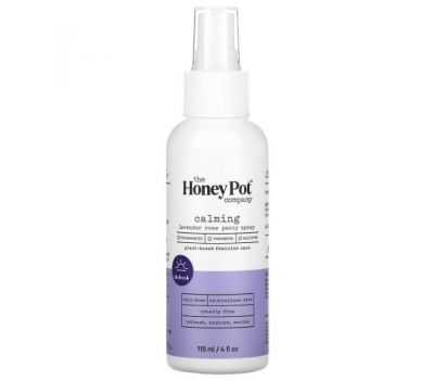 The Honey Pot Company, Calming Lavender Rose Panty Spray, 4 fl oz (118 ml)