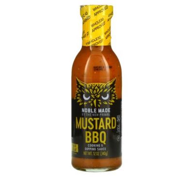 The New Primal, Cooking & Dipping Sauce, Mustard BBQ, 12 oz (340 g)