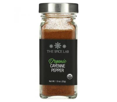 The Spice Lab, Organic Cayenne Pepper, 1.9 oz (53 g)